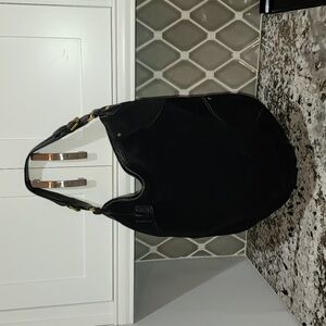 Ellen Tracy suede hobo
